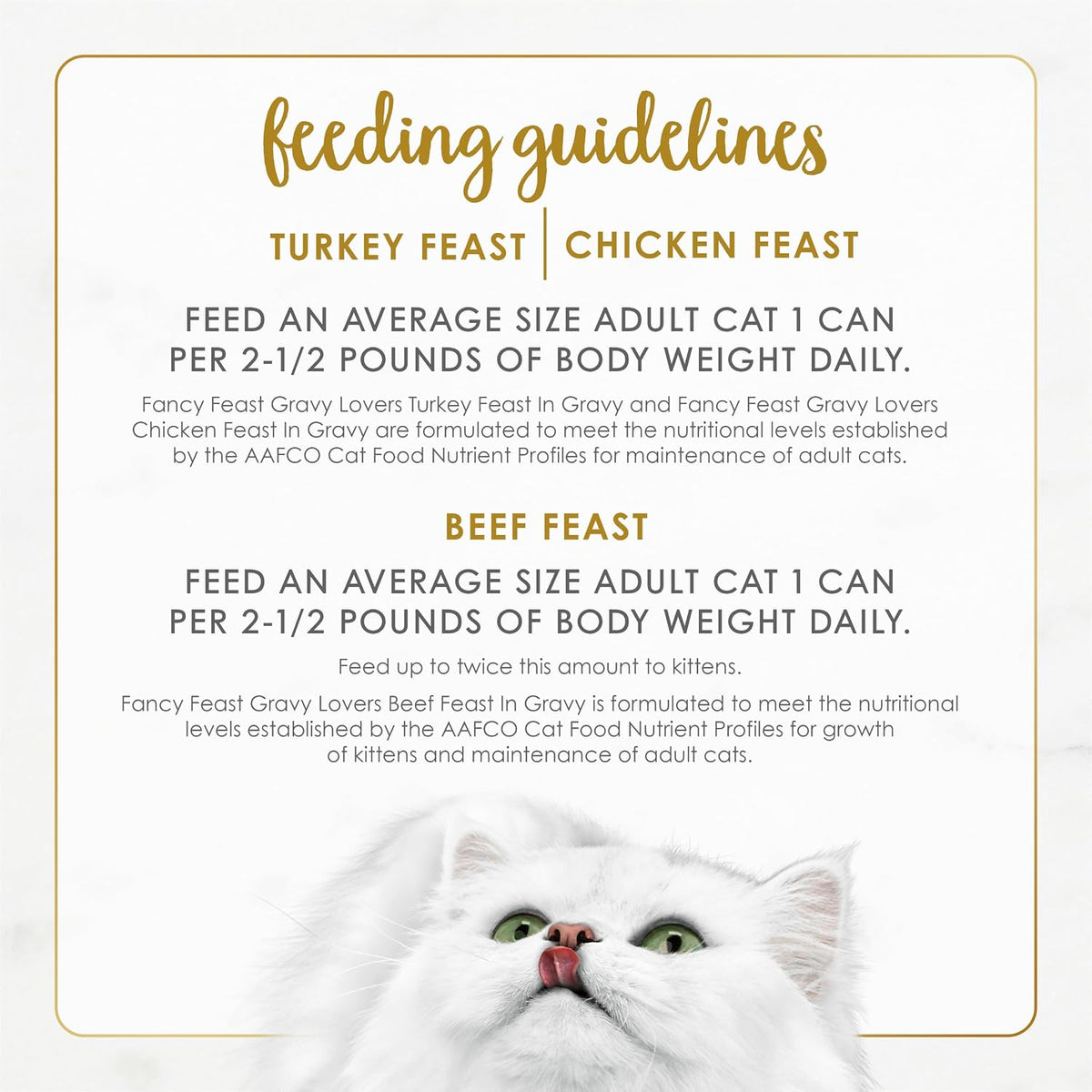 Purina Fancy Feast Gravy Lovers Wet Cat Food, 3 Oz Cans, 30-Pack