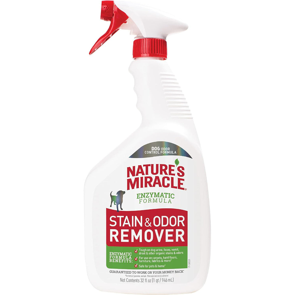 Nature’S Miracle Dog Stain & Odor Remover, Enzymatic Cleaner, 32 Oz