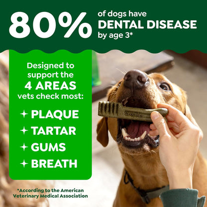 Greenies Large Natural Dental Dog Treats, Original Flavor, 24 Count