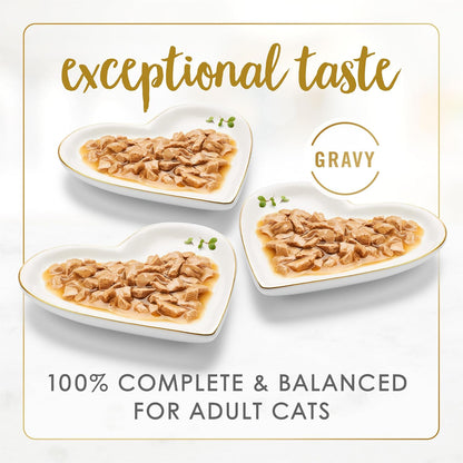 Purina Fancy Feast Gravy Lovers Wet Cat Food, 3 Oz Cans, 30-Pack