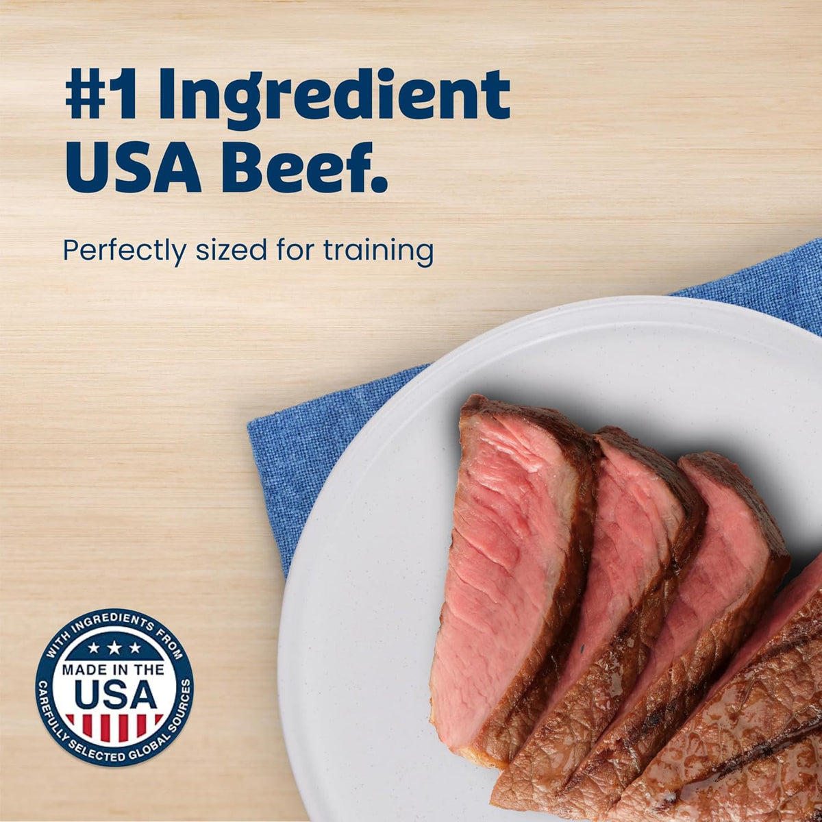 Blue Buffalo Bits Beef Training Treats, 19 Oz