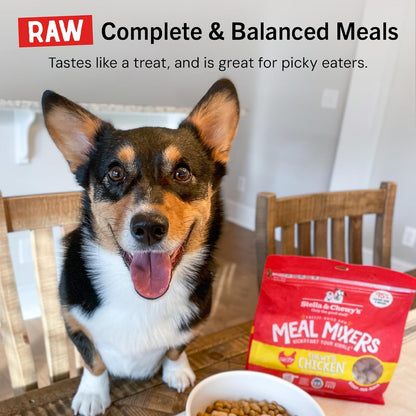 Stella & Chewy’s Freeze-Dried Raw Chicken Meal Mixer for Dogs, Grain-Free Food Topper, 3.5 oz