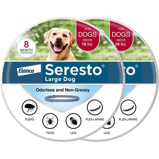 Seresto 8-Month Flea & Tick Collar for Large Dogs over 18 Lbs., 1Ct