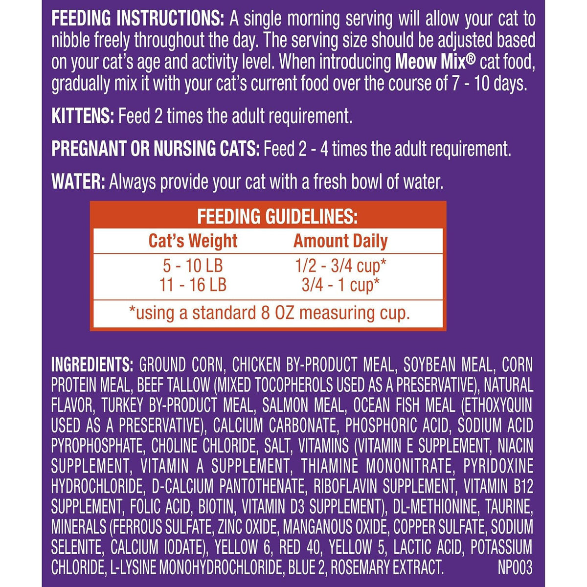 Meow Mix Original Choice Dry Cat Food, 6.3 Pound Bag