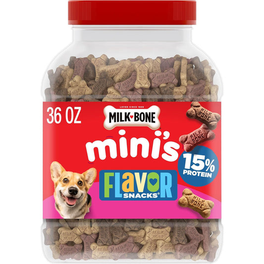 Milk-Bone Flavor Snacks Mini’S Dog Treats, 36 Oz.