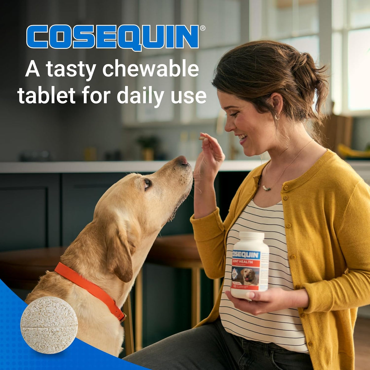 Nutramax Cosequin Joint Supplement for Dogs, Chewable Tablets, 132Ct
