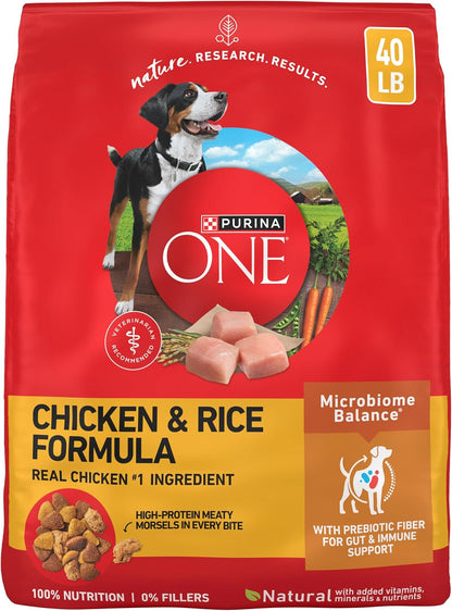 Purina ONE Chicken and Rice Formula Natural Dog Food