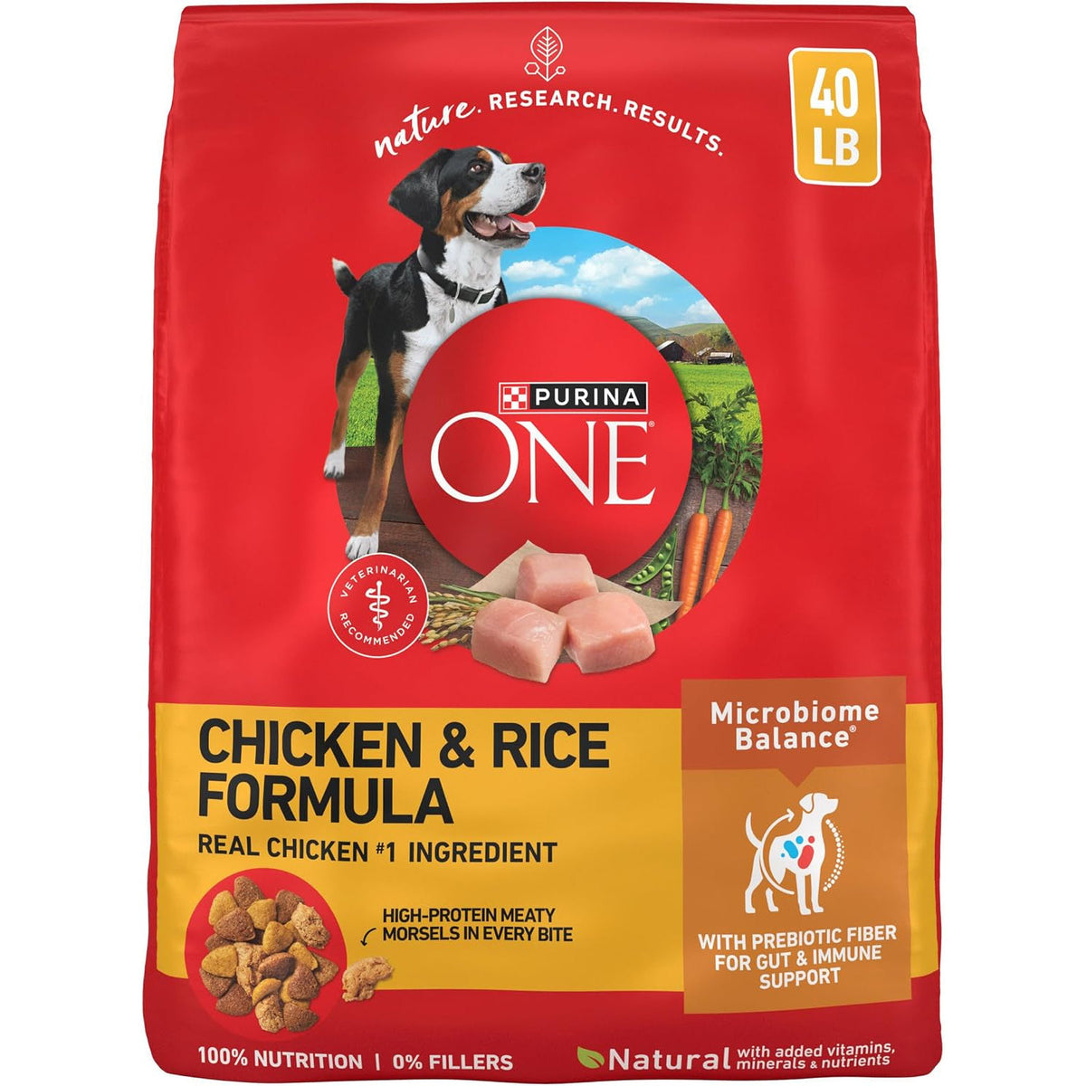 Purina ONE Chicken and Rice Formula Natural Dog Food