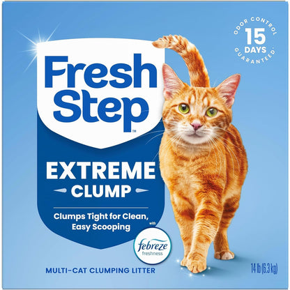 Fresh Step Extreme Clump Multi Cat Clumping Cat Litter, 14 Lb.