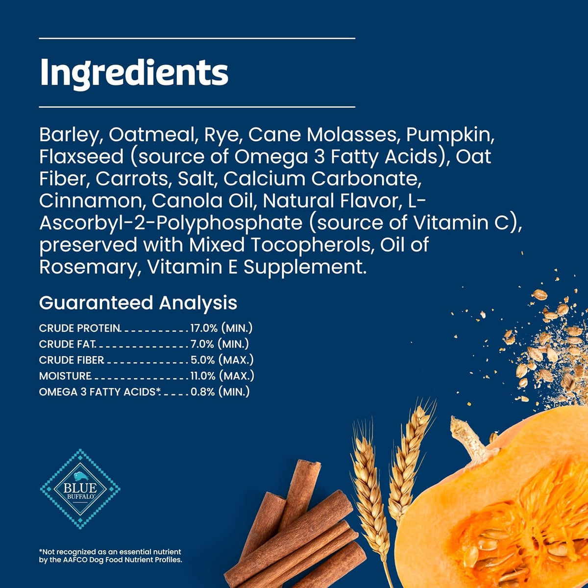 Blue Buffalo Health Bars Pumpkin & Cinnamon Dog Biscuits, 16 Oz