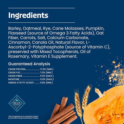 Blue Buffalo Health Bars Pumpkin & Cinnamon Dog Biscuits, 16 Oz