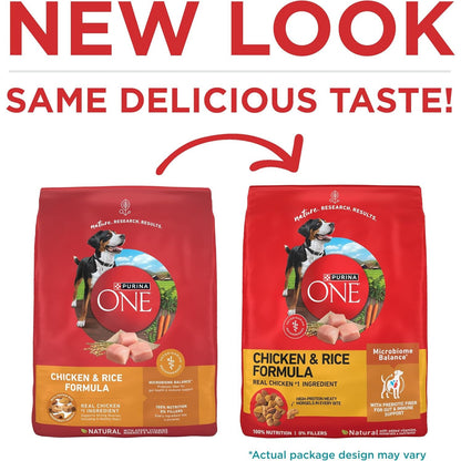 Purina ONE Chicken and Rice Formula Natural Dog Food