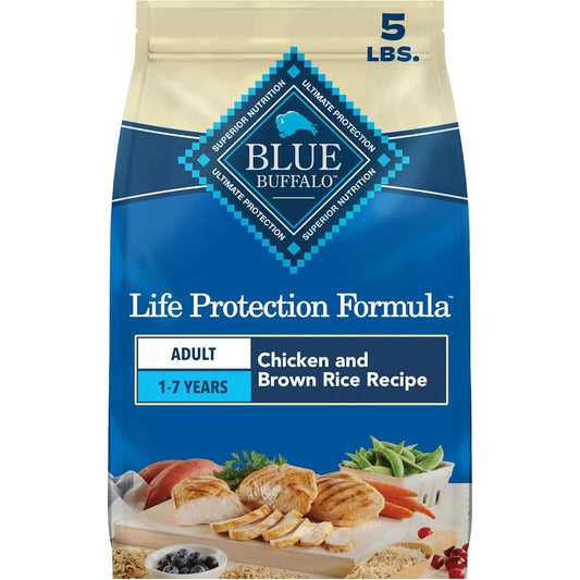 Blue Buffalo Life Protection Formula Chicken Adult Dry Dog Food, 5 Lb