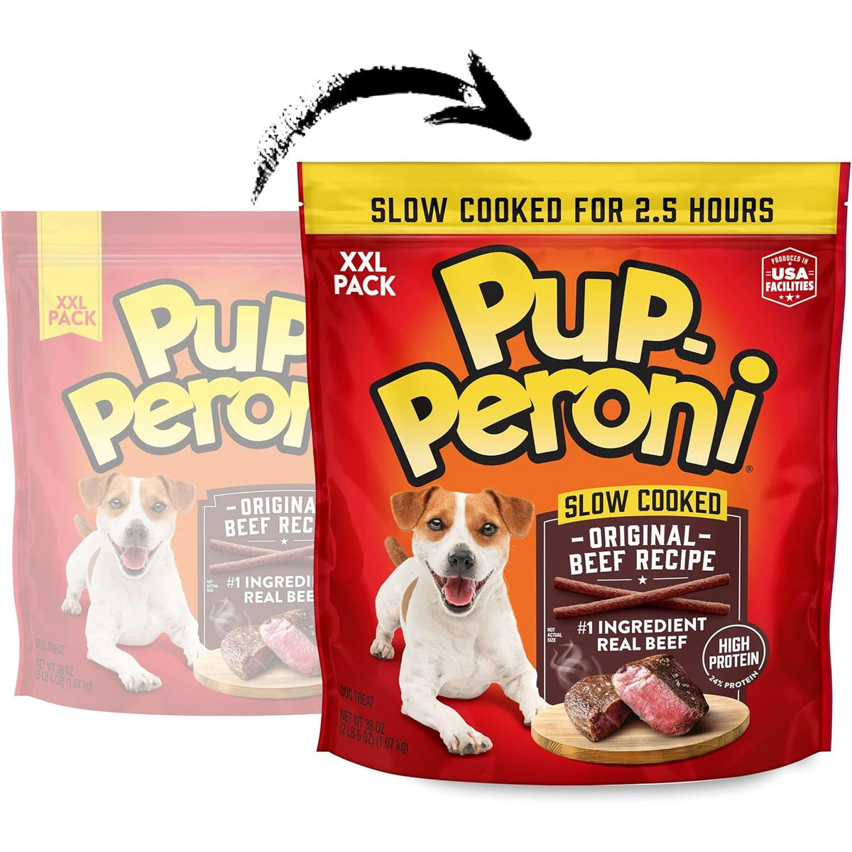 Pup-Peroni Original Beef Recipe Dog Treats, 38 Oz. Bag