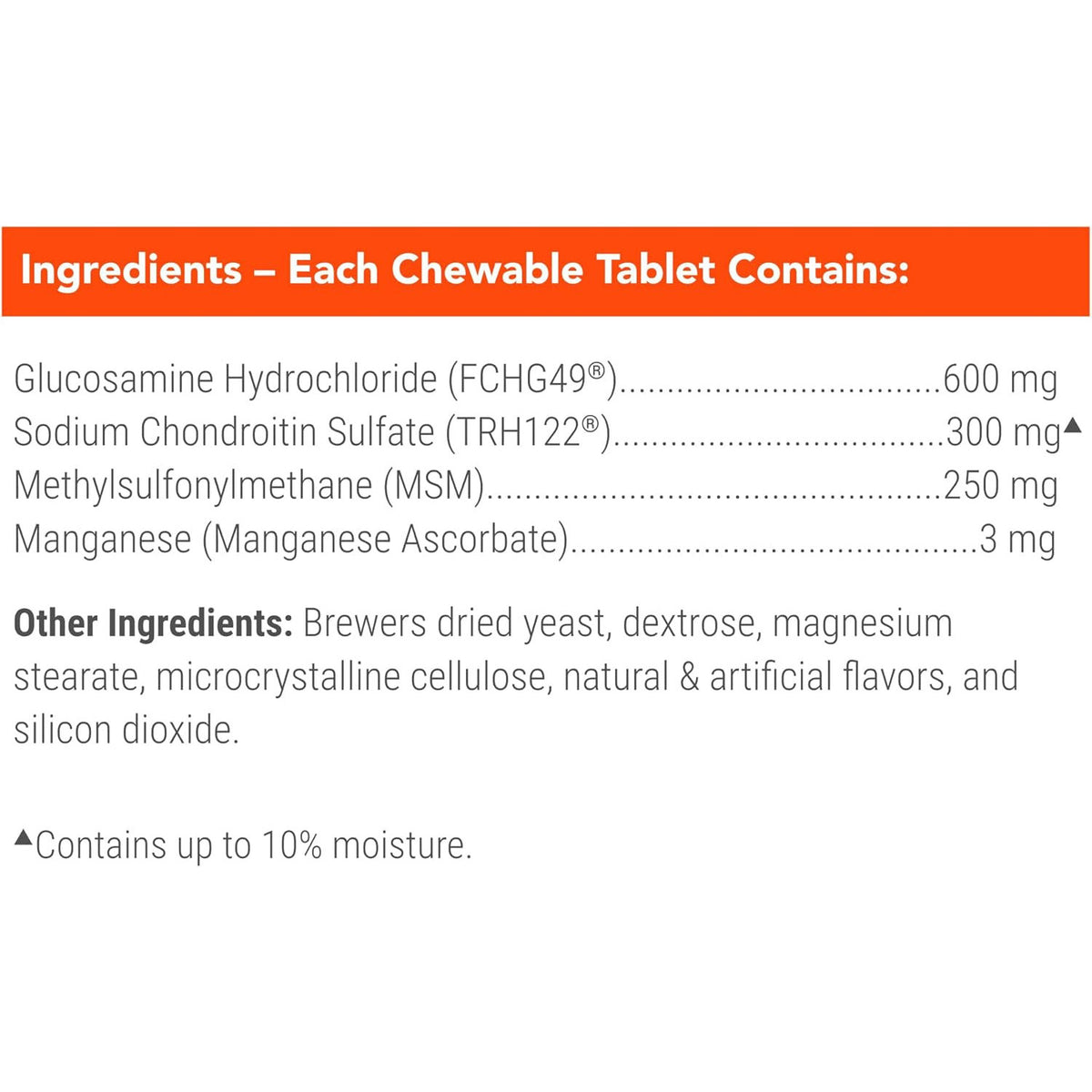 Nutramax Cosequin Joint Supplement for Dogs, Chewable Tablets, 132Ct