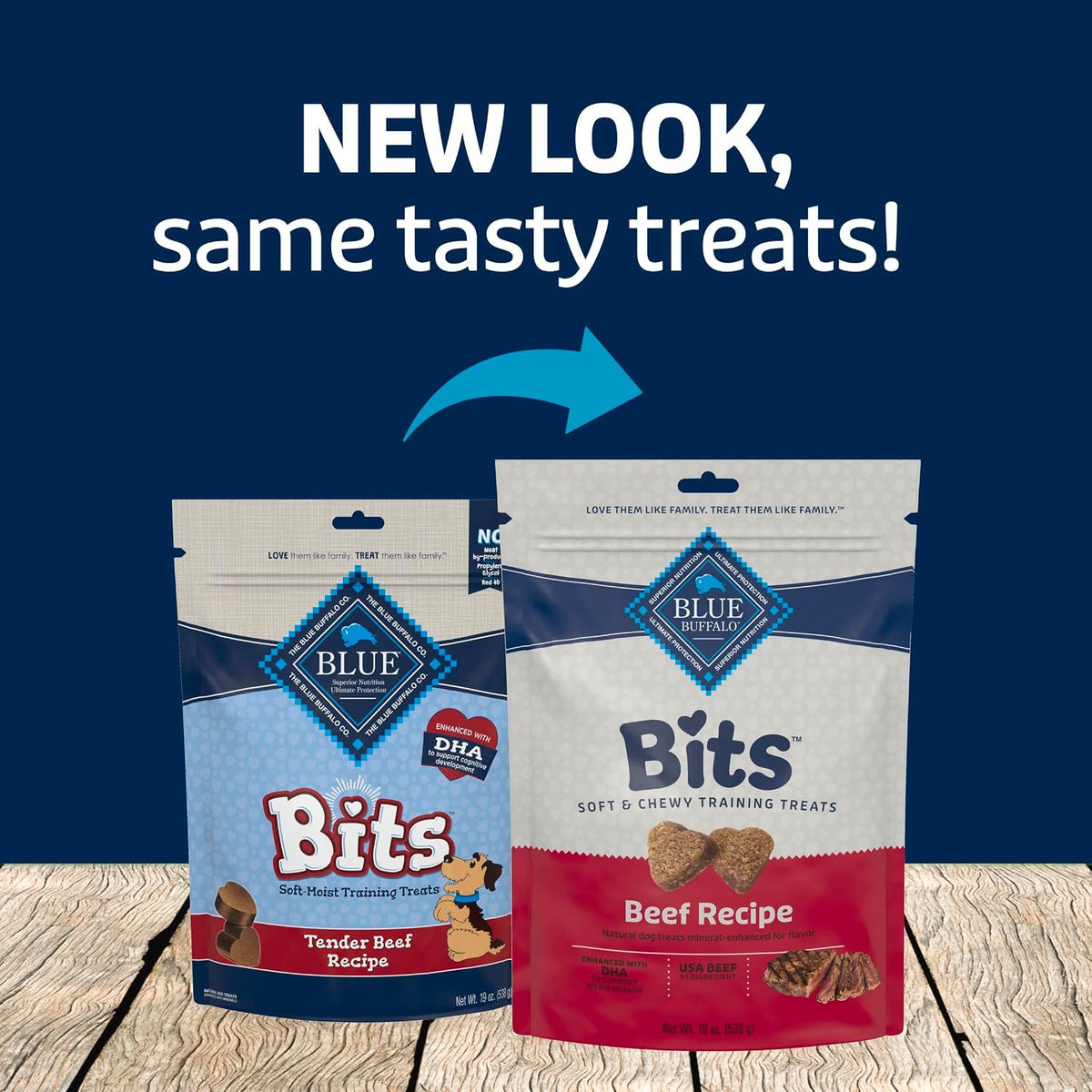 Blue Buffalo Bits Beef Training Treats, 19 Oz