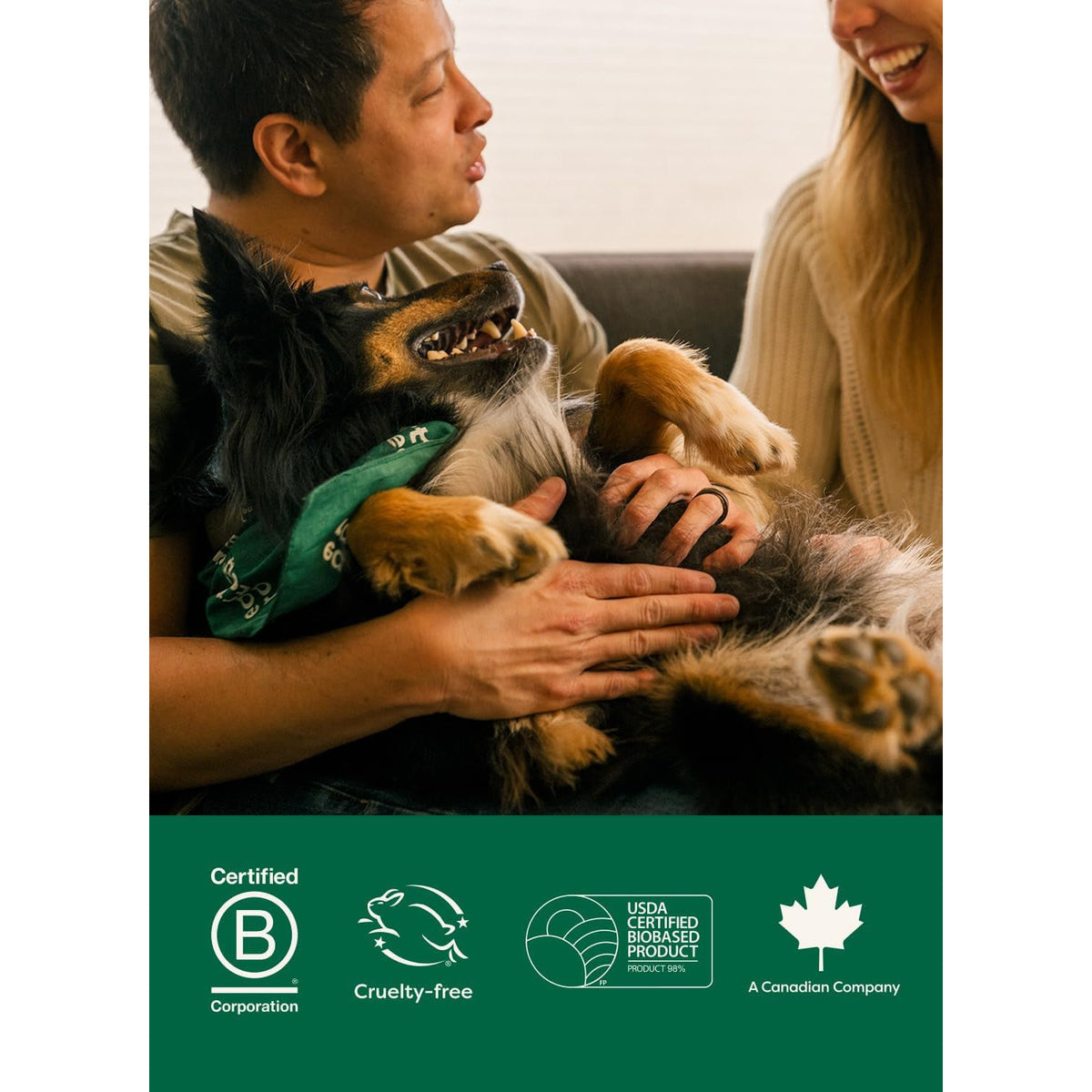 Earth Rated Dog Wipes for Paws & Butt, Deodorizing, Unscented, 100Ct