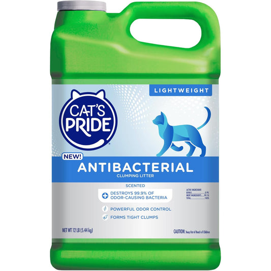 Cat'S Pride Antibacterial Litter, Odor-Eliminating Scented 12Lb