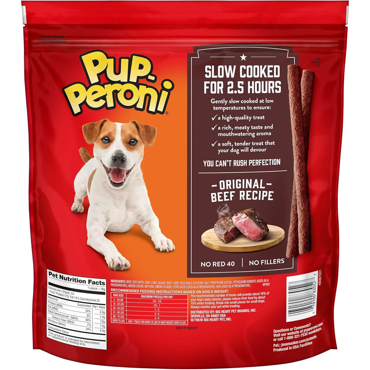Pup-Peroni Original Beef Recipe Dog Treats, 38 Oz. Bag