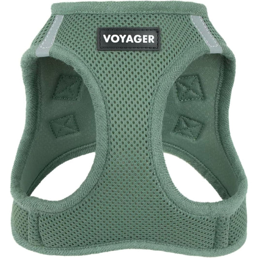 Voyager Step-In Air Dog Vest Harness - Moss Green, Small