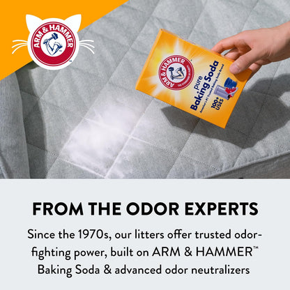 ARM & HAMMER Slide Platinum Easy Clean-Up Clumping Cat Litter, 34 Lbs
