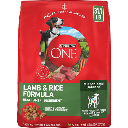 Purina ONE Lamb and Rice Formula Dry Dog Food for Digestive Support