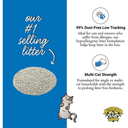 Dr. Elsey'S Ultra Unscented Clumping Clay Cat Litter 40 Lb. Bag