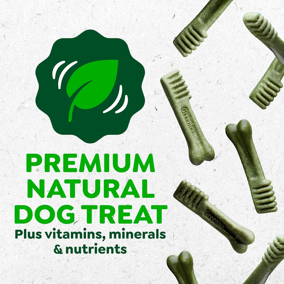 Greenies Large Natural Dental Dog Treats, Original Flavor, 24 Count