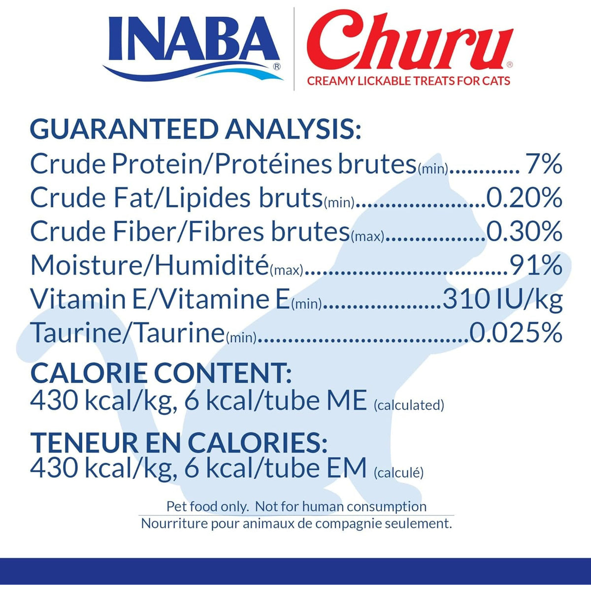 INABA Churu Lickable Cat Treats Tuna & Chicken with Taurine & Green Tea Extract 50 Tubes
