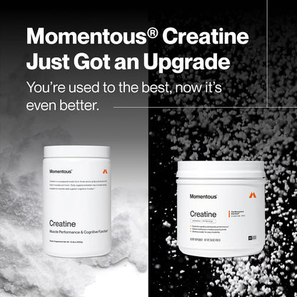 Momentous Creatine Monohydrate Powder, 5G per Serving, Unflavored 90 Servings