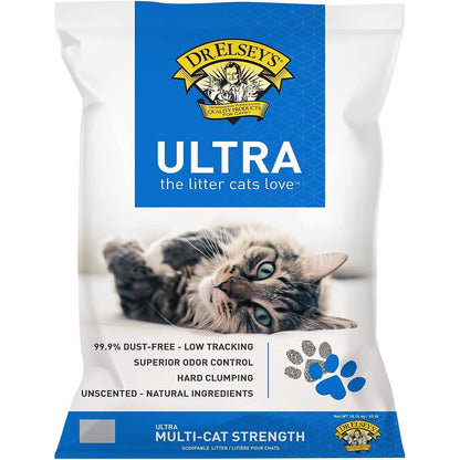 Dr. Elsey'S Ultra Unscented Clumping Clay Cat Litter 40 Lb. Bag