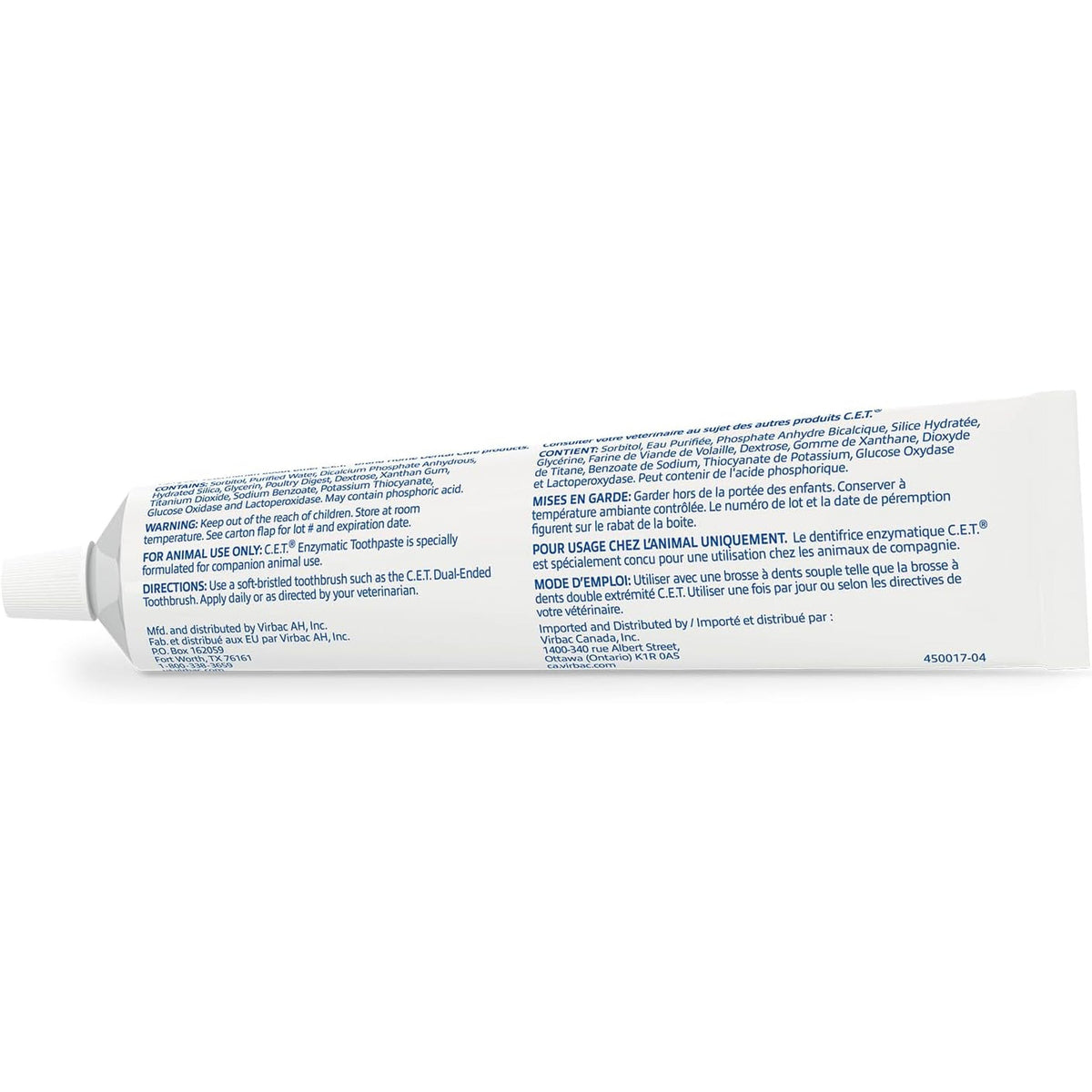C.E.T. Enzymatic Toothpaste for Dogs and Cats, Poultry, 2.5Oz